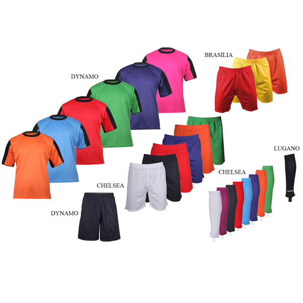MERCO sada 15 kompletů Dynamo dres, šortky, štulpny