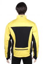 MERCO Softshelová bunda Ski Windproof - žlutá/černá