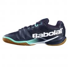 Dámská badmintonová obuv BABOLAT SHADOW TOUR WOMEN BLACK / GREEN + bonus TRIČKO